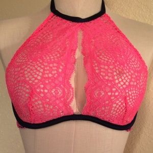 Victoria's Secret Very Sexy Pink High Neck Bra NWT